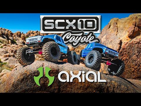 1/10 SCX10 III Coyote 4X4 RTR Brushed Rock Crawler, Silver