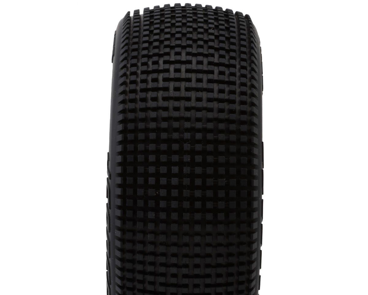 JConcepts Stalkers 1/8 Pre-Mounted Buggy Tire (White) (Green)