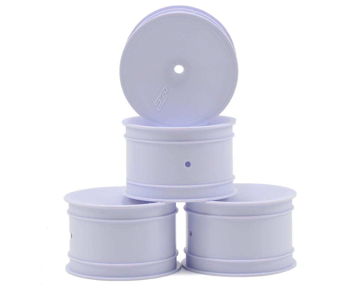 JConcepts Mono 2.2 Rear Wheels (White) (4) (B7/B6/B74/RB6) w/12mm Hex