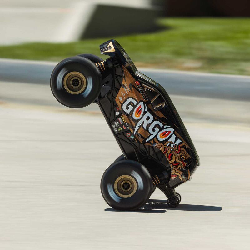 1/16 GORGON GROM 4X4 RTR Brushed Monster Truck (Battery &amp; Charger Included), Bronze