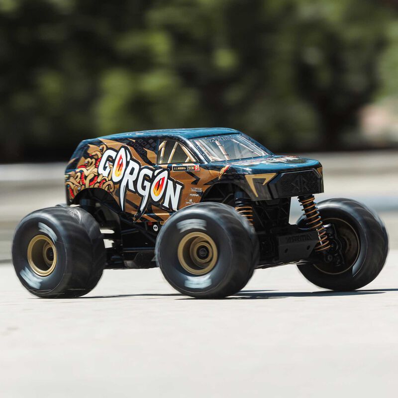 1/16 GORGON GROM 4X4 RTR Brushed Monster Truck (Battery &amp; Charger Included), Bronze