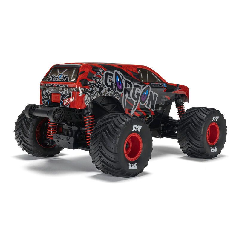 1/16 GORGON GROM 4X4 RTR Brushed Monster Truck (Battery &amp; Charger Included), Red