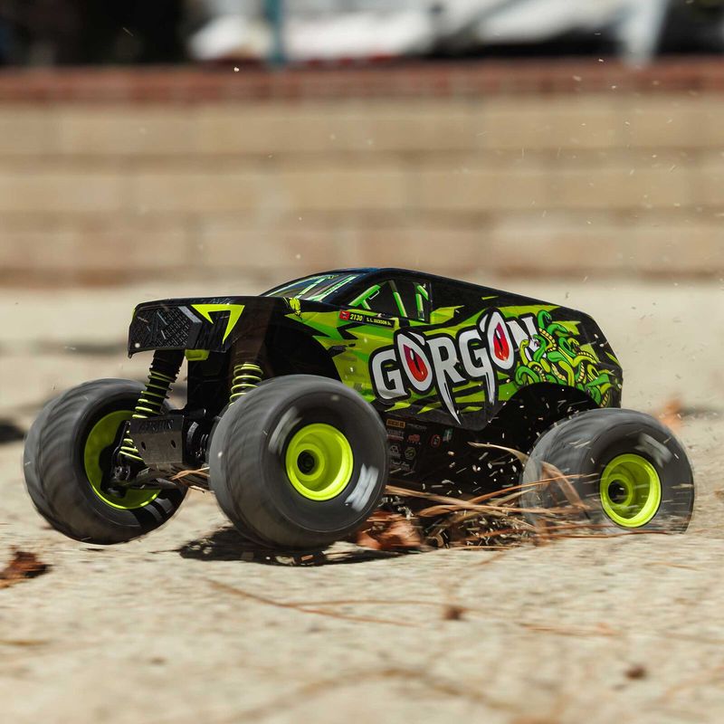 1/16 GORGON GROM 4X4 RTR Brushed Monster Truck (Battery &amp; Charger Included), Yellow