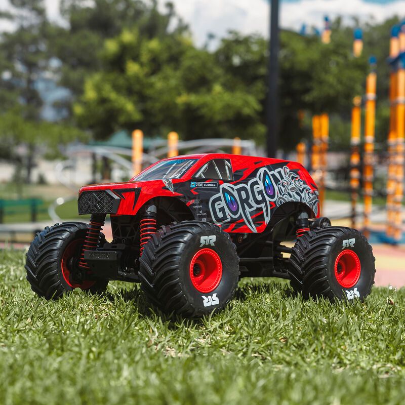 1/16 GORGON GROM 4X4 RTR Brushed Monster Truck (Battery &amp; Charger Included), Red