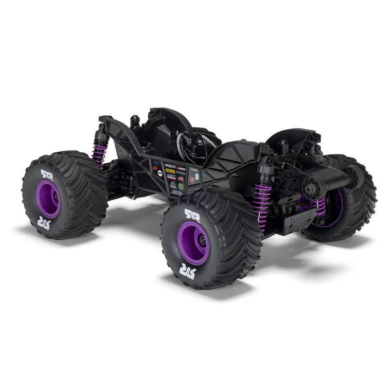 1/16 QUAKE GROM 4X4 RTR Brushed Monster Truck (Battery &amp; Charger Included), Purple