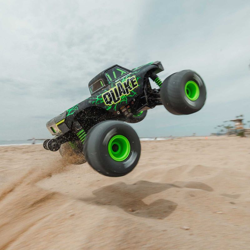 1/16 QUAKE GROM 4X4 RTR Brushed Monster Truck (Battery &amp; Charger Included), Green