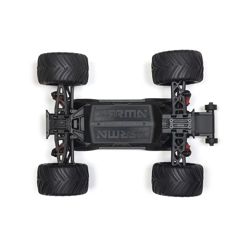 1/16 GORGON GROM 4X4 RTR Brushed Monster Truck (Battery &amp; Charger Included), Red