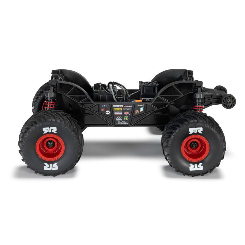 1/16 GORGON GROM 4X4 RTR Brushed Monster Truck (Battery &amp; Charger Included), Red