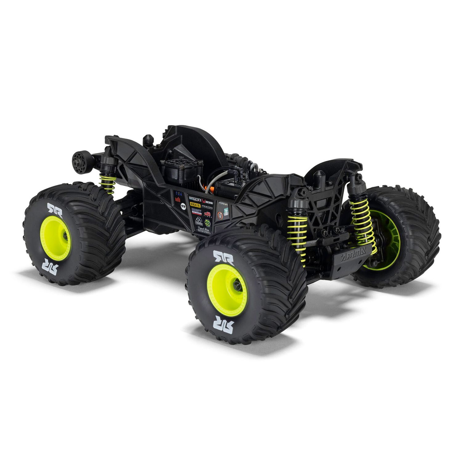 1/16 GORGON GROM 4X4 RTR Brushed Monster Truck (Battery &amp; Charger Included), Yellow