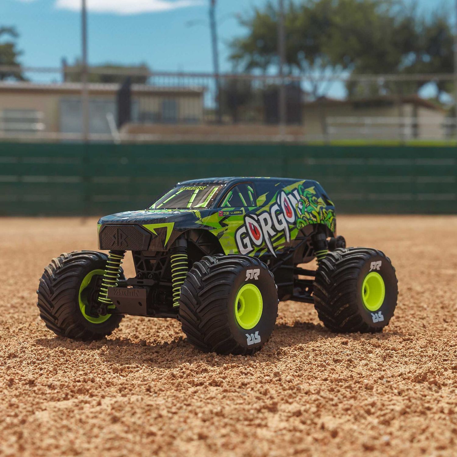 1/16 GORGON GROM 4X4 RTR Brushed Monster Truck (Battery &amp; Charger Included), Yellow