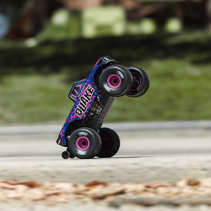 1/16 QUAKE GROM 4X4 RTR Brushed Monster Truck (Battery &amp; Charger Included), Purple