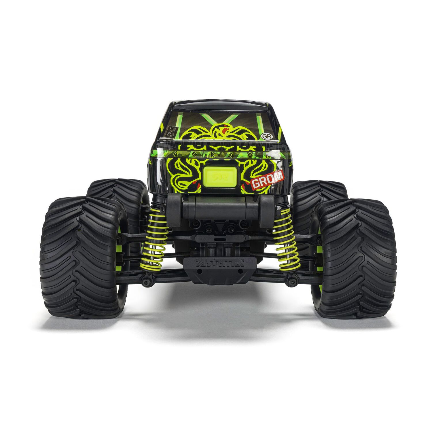 1/16 GORGON GROM 4X4 RTR Brushed Monster Truck (Battery &amp; Charger Included), Yellow