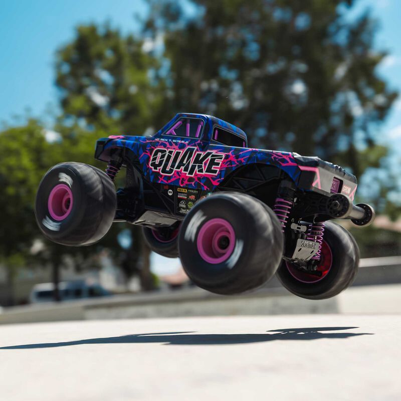 1/16 QUAKE GROM 4X4 RTR Brushed Monster Truck (Battery &amp; Charger Included), Purple
