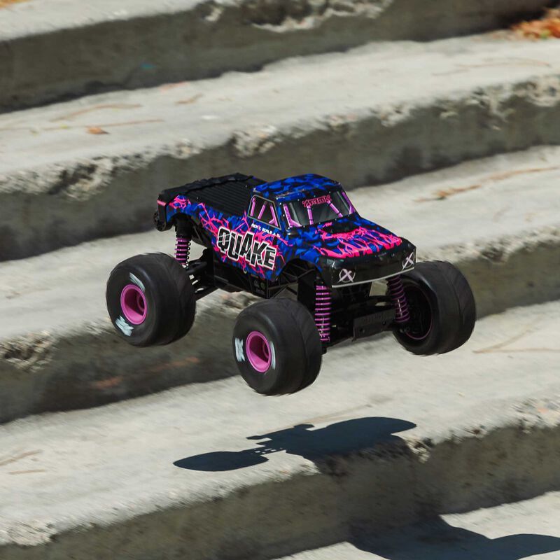 1/16 QUAKE GROM 4X4 RTR Brushed Monster Truck (Battery &amp; Charger Included), Purple