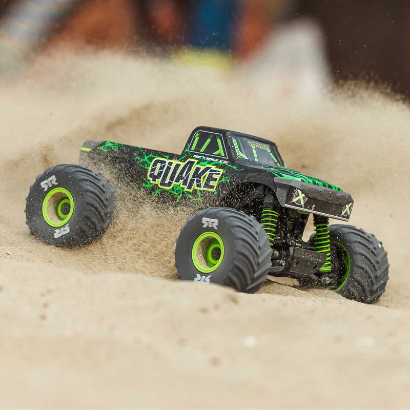 1/16 QUAKE GROM 4X4 RTR Brushed Monster Truck (Battery &amp; Charger Included), Green