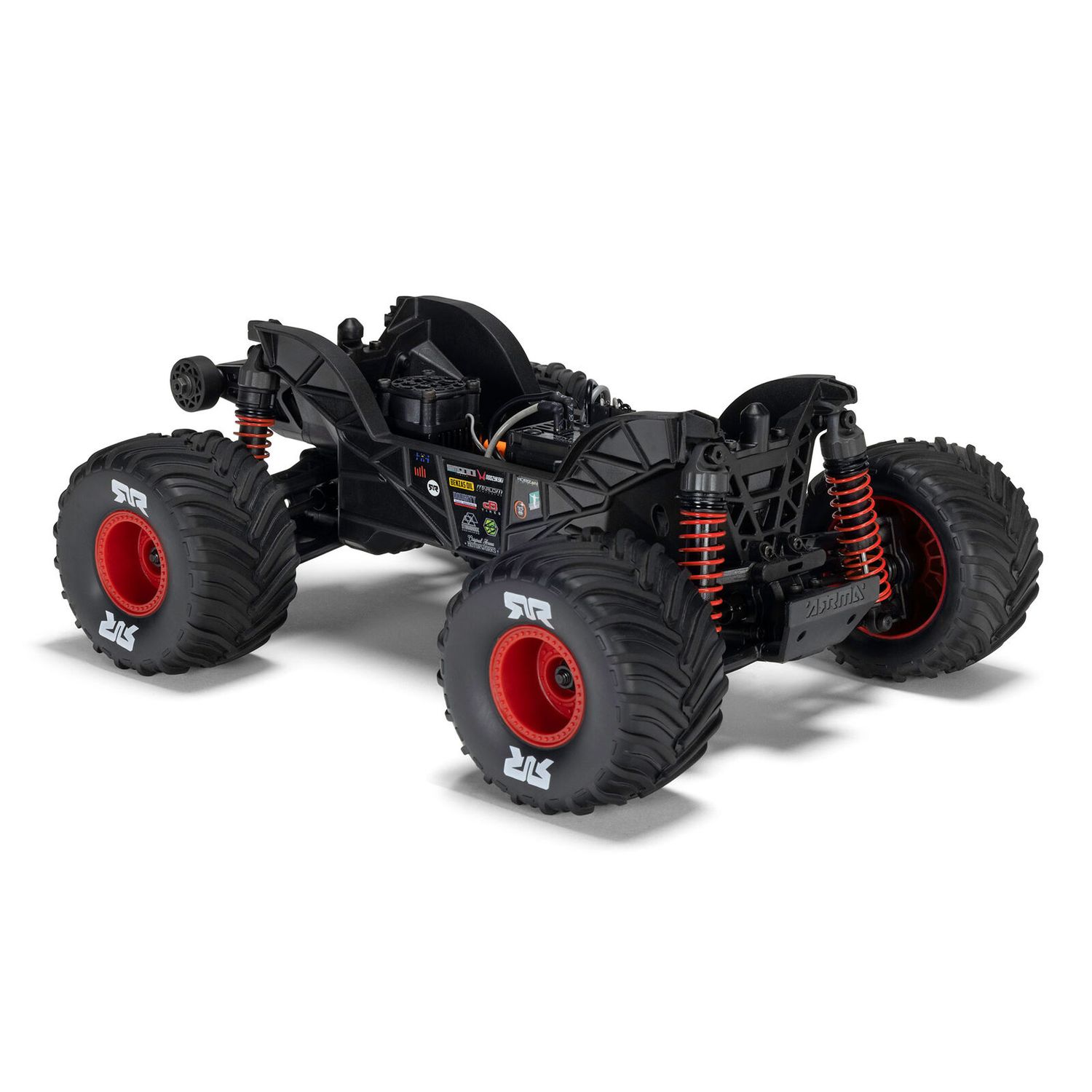1/16 QUAKE GROM 4X4 RTR Brushed Monster Truck (Battery &amp; Charger Included), Red