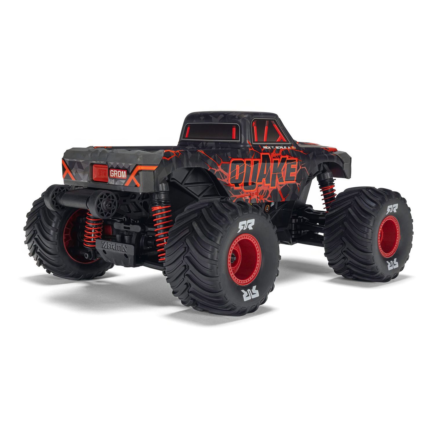 1/16 QUAKE GROM 4X4 RTR Brushed Monster Truck (Battery &amp; Charger Included), Red
