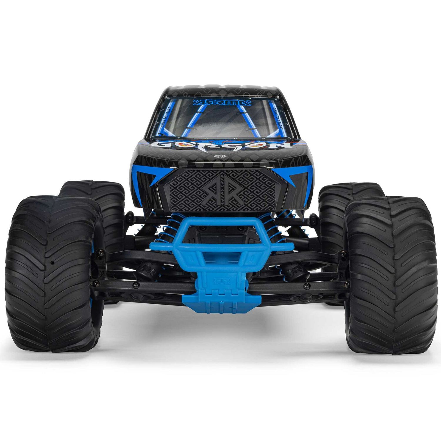 1/10 GORGON 2WD RTR Brushed Monster Truck (Battery &amp; Charger Included), Blue