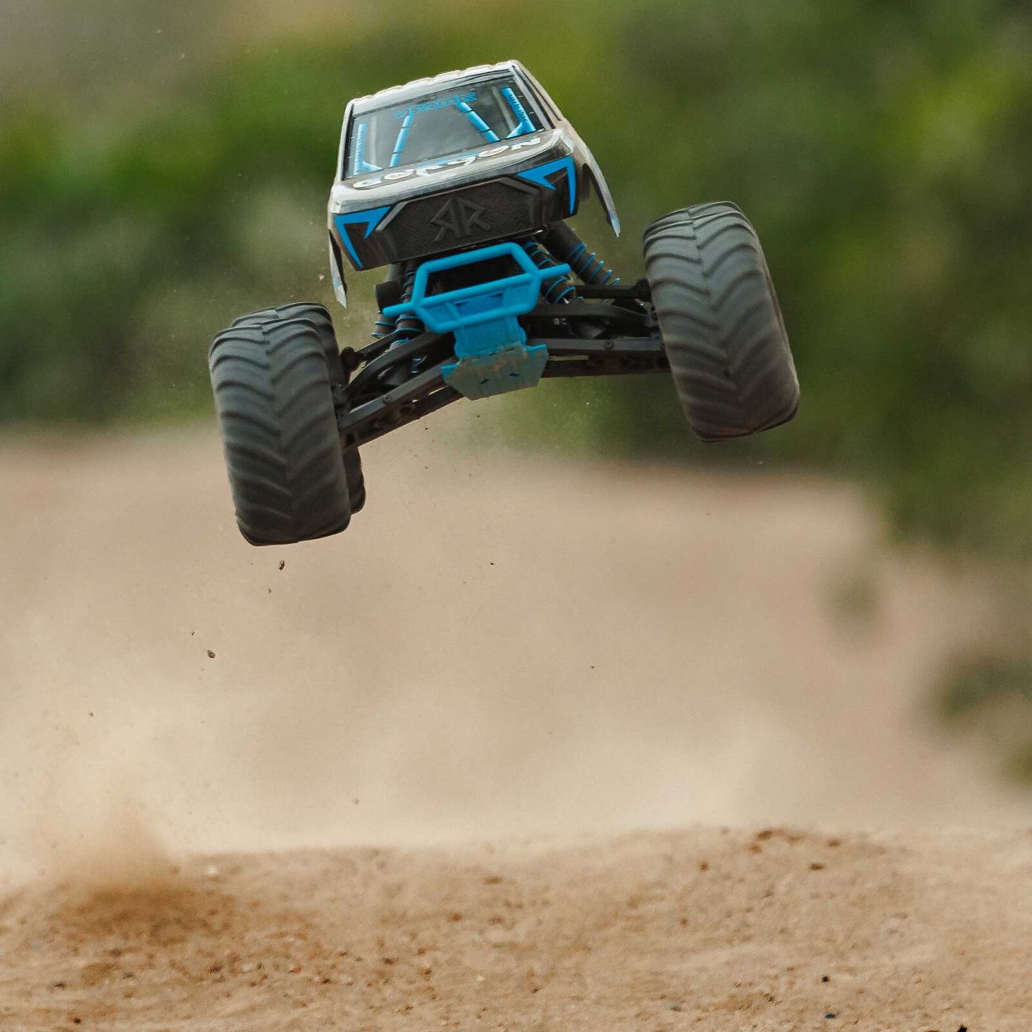 1/10 GORGON 2WD RTR Brushed Monster Truck (Battery &amp; Charger Included), Blue