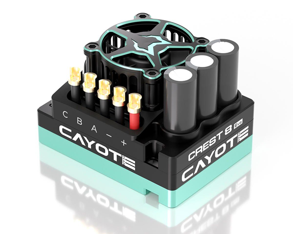 Cayote Crest 8 EVO 1/8 200A Sensored Brushless ESC w/Bluetooth