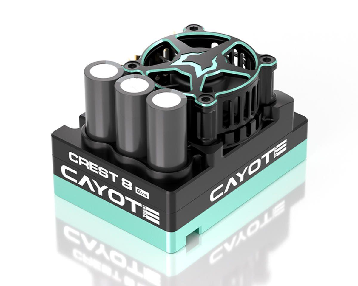 Cayote Crest 8 EVO 1/8 200A Sensored Brushless ESC w/Bluetooth