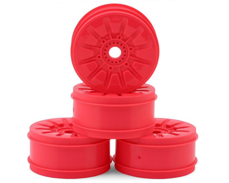 JConcepts Pioneer 83mm 1/8th Buggy Wheels (RM2 Pink) (4)