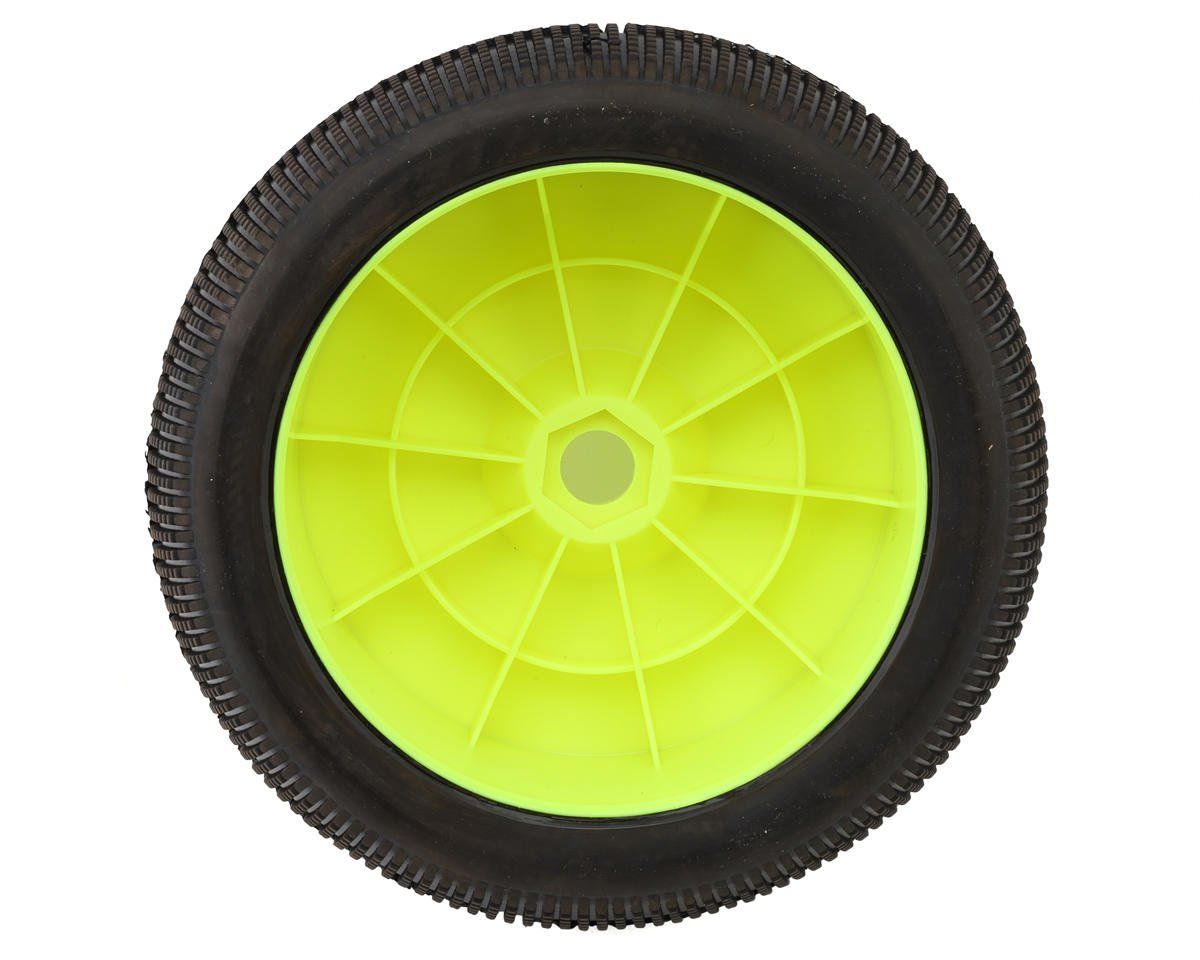 Raw Speed RC Mach One 1/8 Truggy Pre-Mounted Tires (Yellow) (2) (Super Soft - Long Wear)