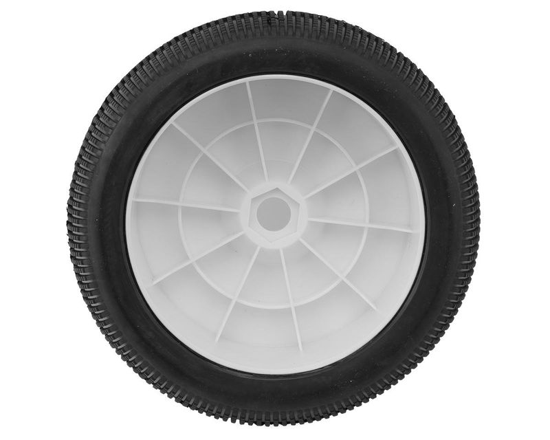 Raw Speed RC Mach One 1/8 Truggy Pre-Mounted Tires (White) (2) (Super Soft - Long Wear)