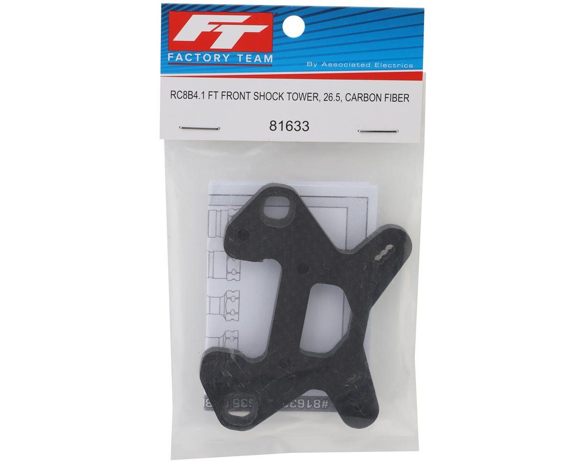 Team Associated RC8B4.1 Factory Team Carbon Fiber Front Shock Tower (26.5mm)