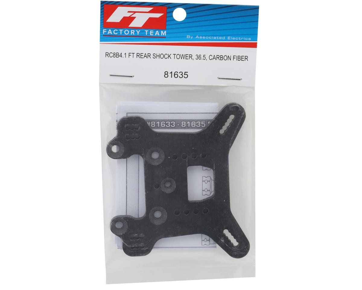 Team Associated RC8B4.1 Factory Team Carbon Fiber Rear Shock Tower (36.5mm)