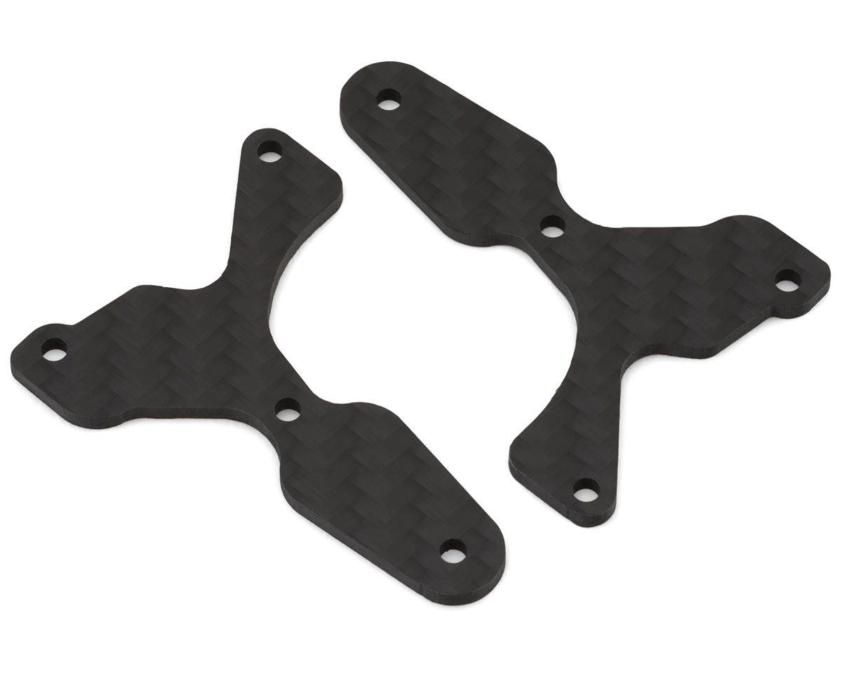 J&amp;T Bearing Co. Associated RC8B4.1 Carbon Front Arm Inserts (2)