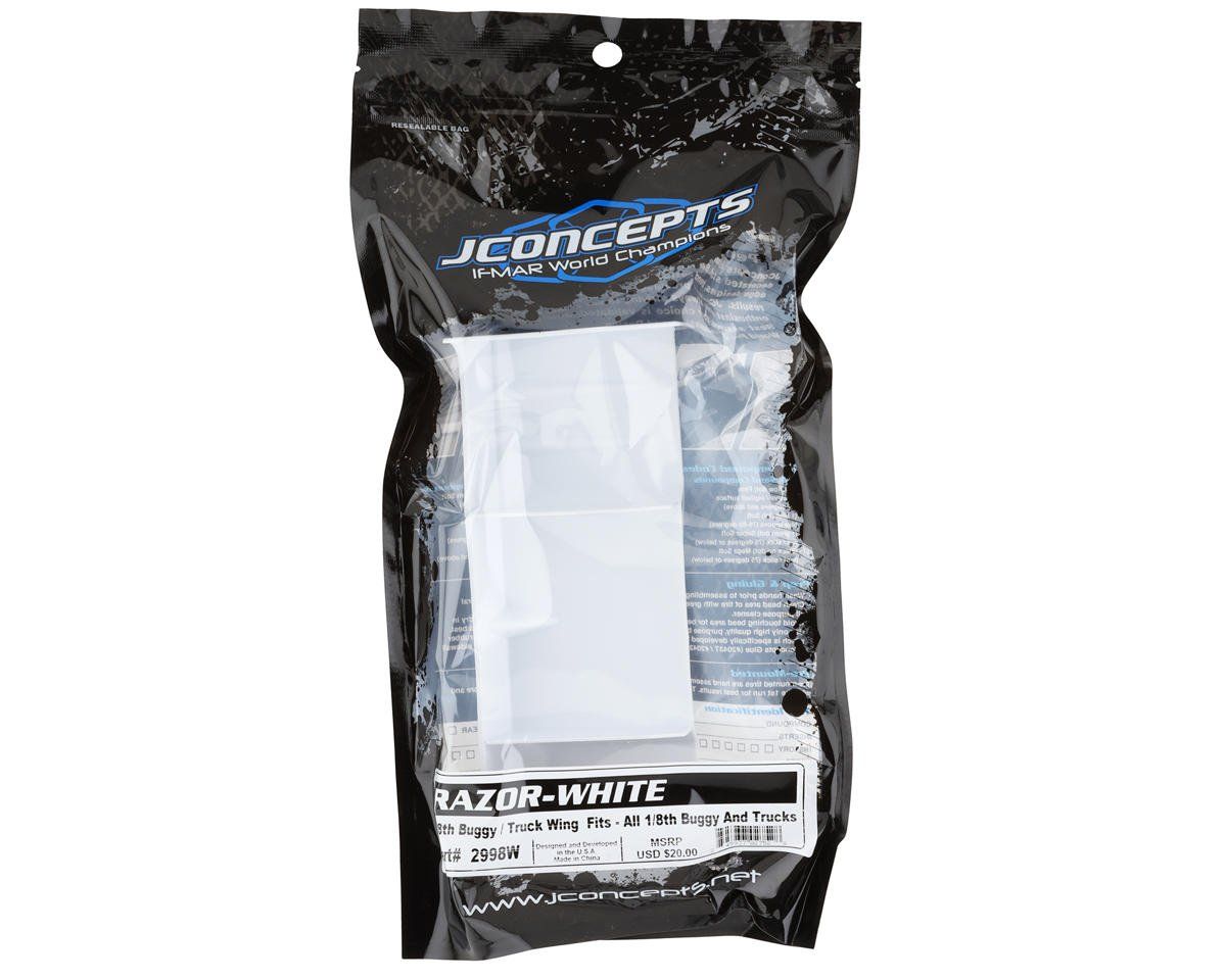 JConcepts Razor 1/8 Off Road (White) Buggy Truck Wing