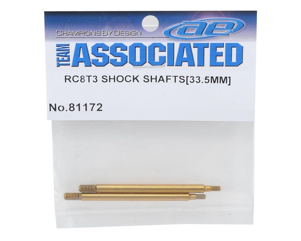 RC8T3 TiN Shock Shafts, 3.5x33.5 mm
