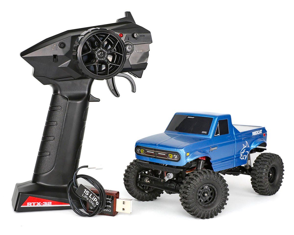 Redcat Ascent-32 1/32 4WD RTR Rock Crawler (Blue) w/2.4GHz Radio, Battery &amp; Charger