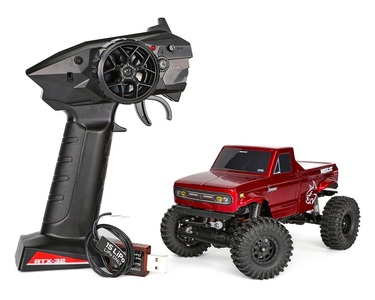 Redcat Ascent-32 1/32 4WD RTR Rock Crawler (Red) w/2.4GHz Radio, Battery &amp; Charger