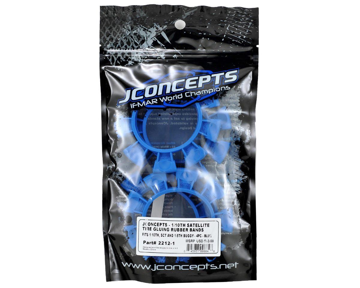 Satellite Tire Gluing Rubber Bands, Blue