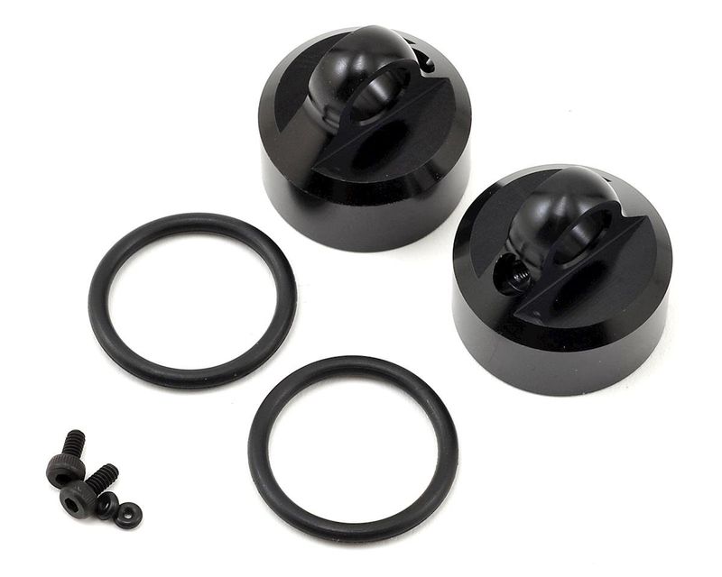 Shock Caps (7075,emulsion/vented/std,Blk Ano,2pcs)
