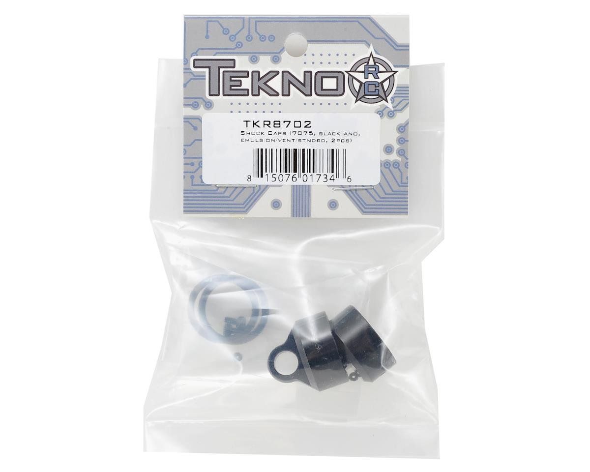Shock Caps (7075,emulsion/vented/std,Blk Ano,2pcs)