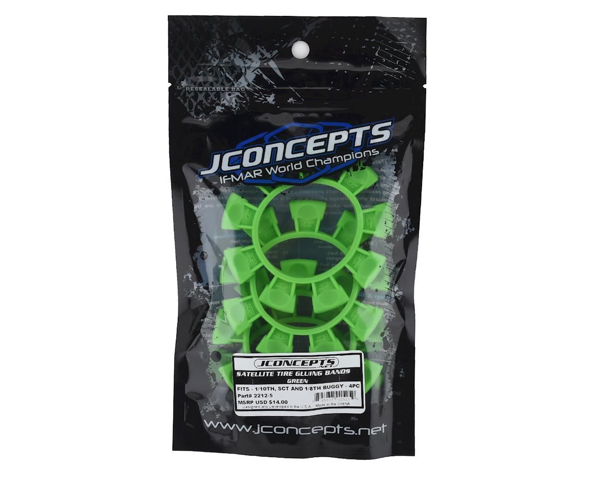 Satellite Tire Gluing Rubber Bands: Green