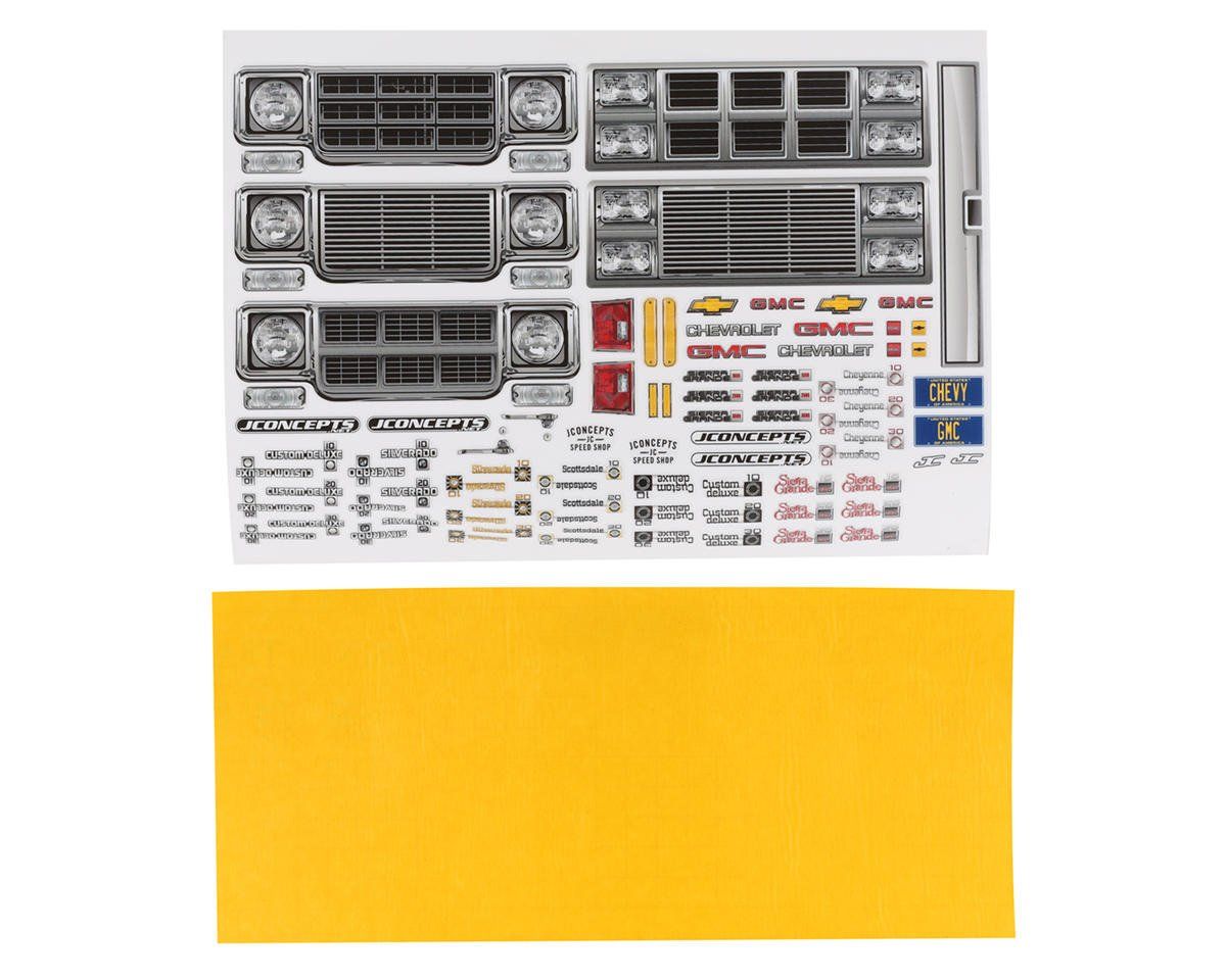 JConcepts Tucked 1978 Chevy K10 Rock Crawler &quot;Pre-Trimmed&quot; Body (Clear) (12.3&quot;)