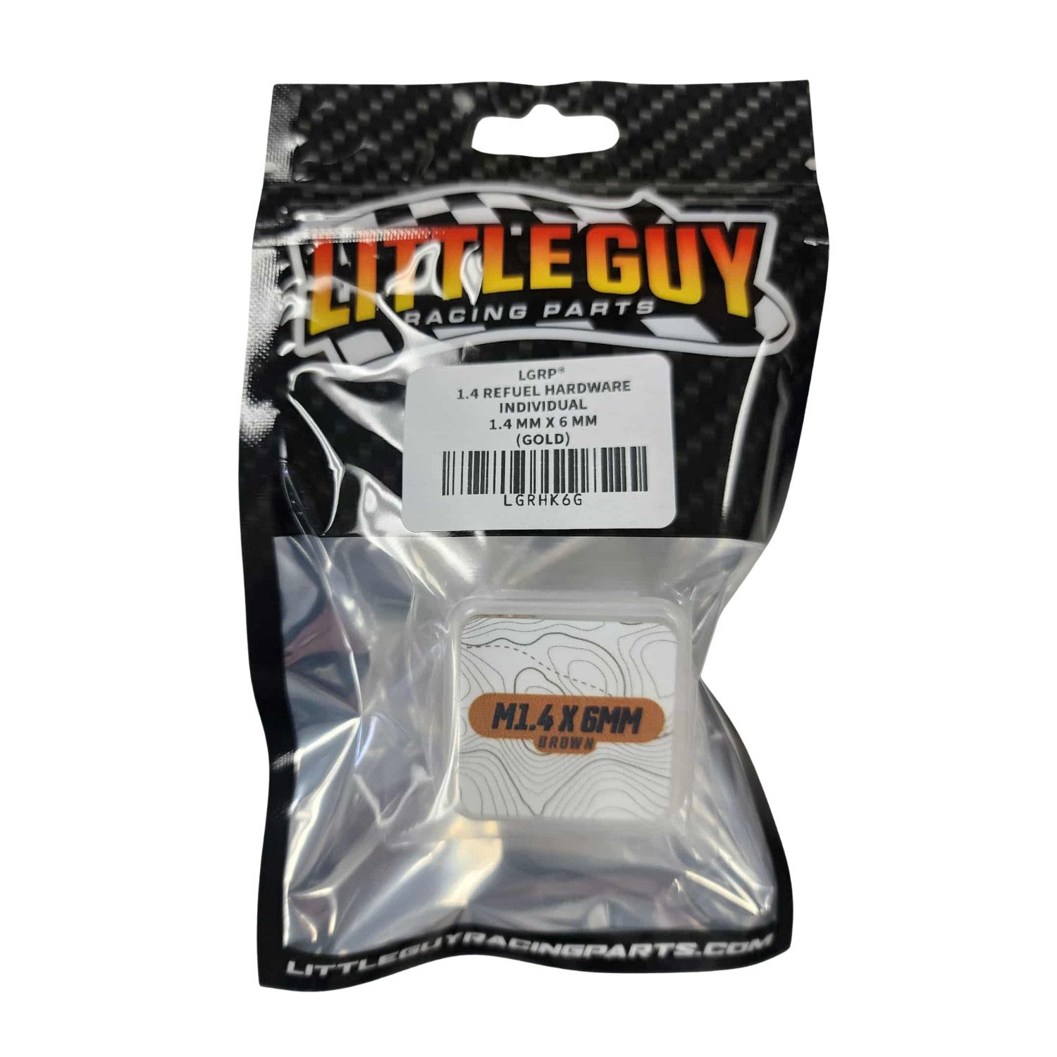 LGRP 1.4 Refuel Hardware Individual, 1.4mm x 6mm (Gold, 50pc)