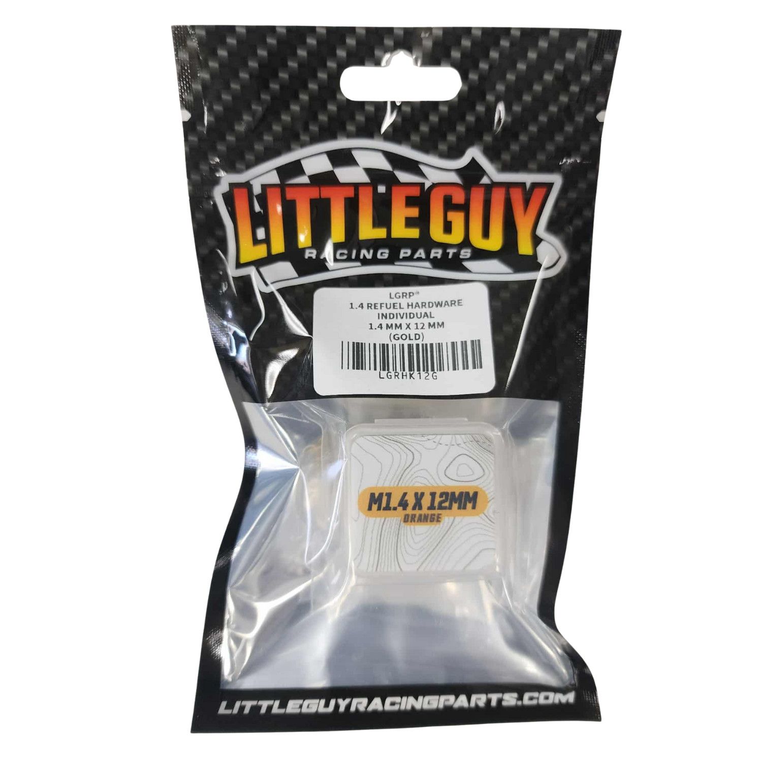 LGRP 1.4 Refuel Hardware Individual, 1.4mm x 12mm (Gold, 50pc)
