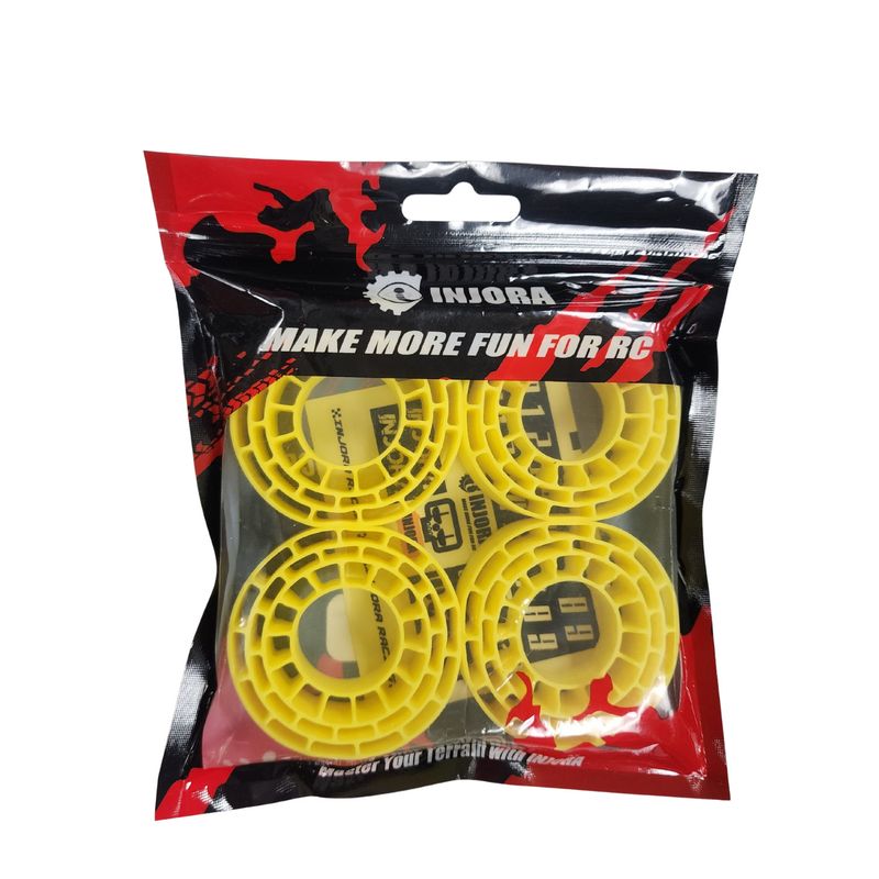 Injora 1.0" Micro Crawler Tires Silicone Rubber Inserts (62-64mm) (Super Soft)