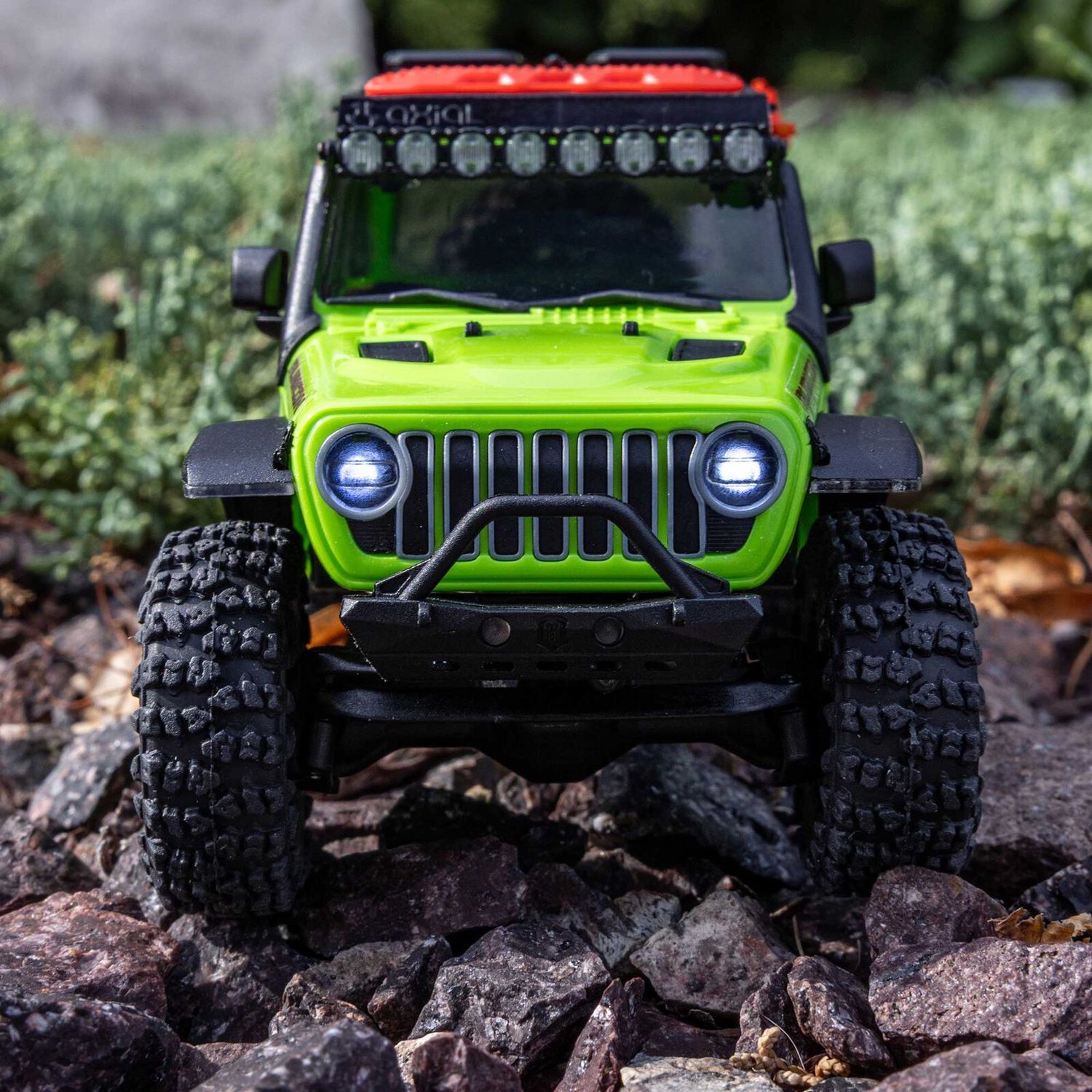 1/30 SCX30 Jeep Wrangler JLU 4X4 RTR Brushed Rock Crawler (Battery &amp; Charger Included), Green