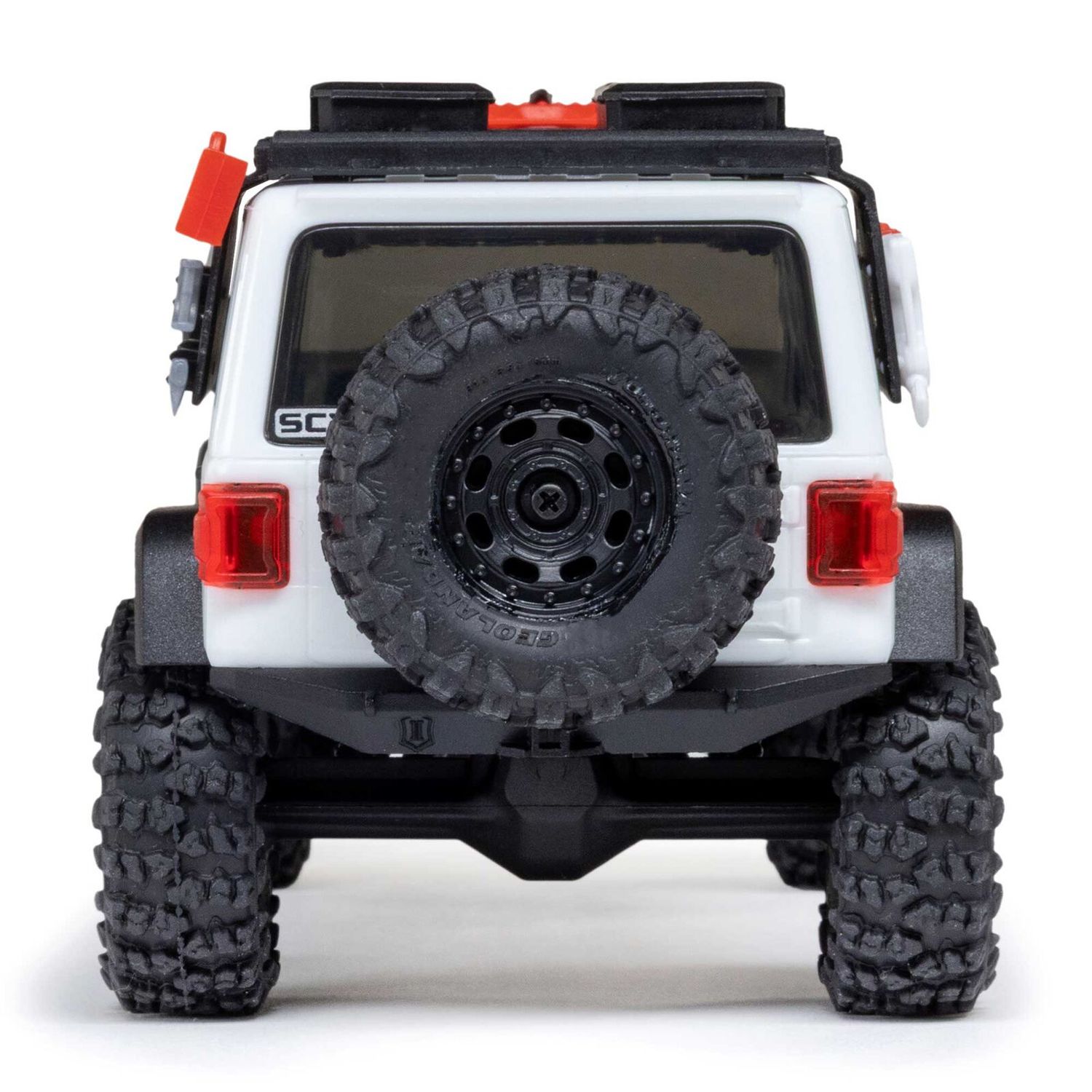 1/30 SCX30 Jeep Wrangler JLU 4X4 RTR Brushed Rock Crawler (Battery &amp; Charger Included), White