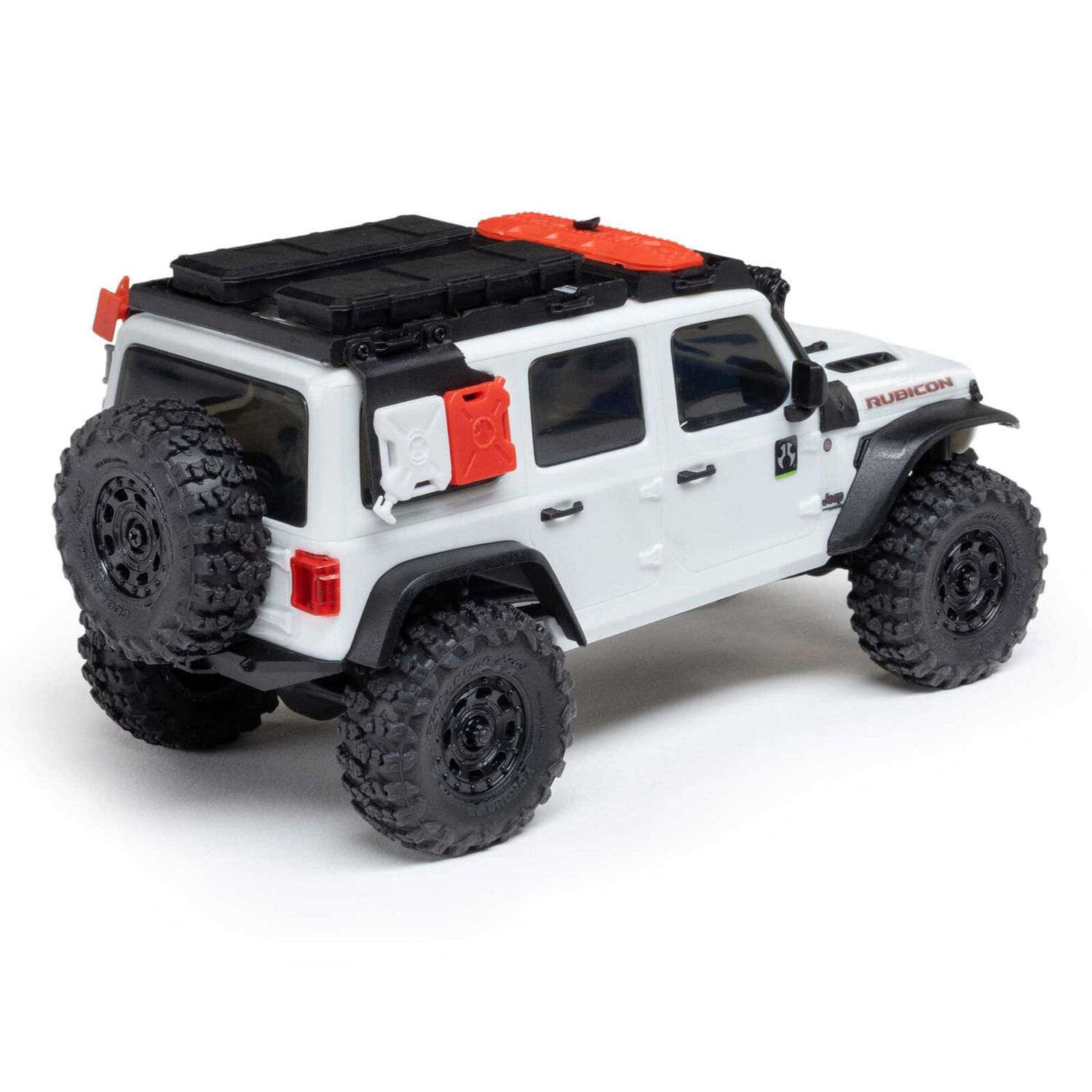 1/30 SCX30 Jeep Wrangler JLU 4X4 RTR Brushed Rock Crawler (Battery &amp; Charger Included), White