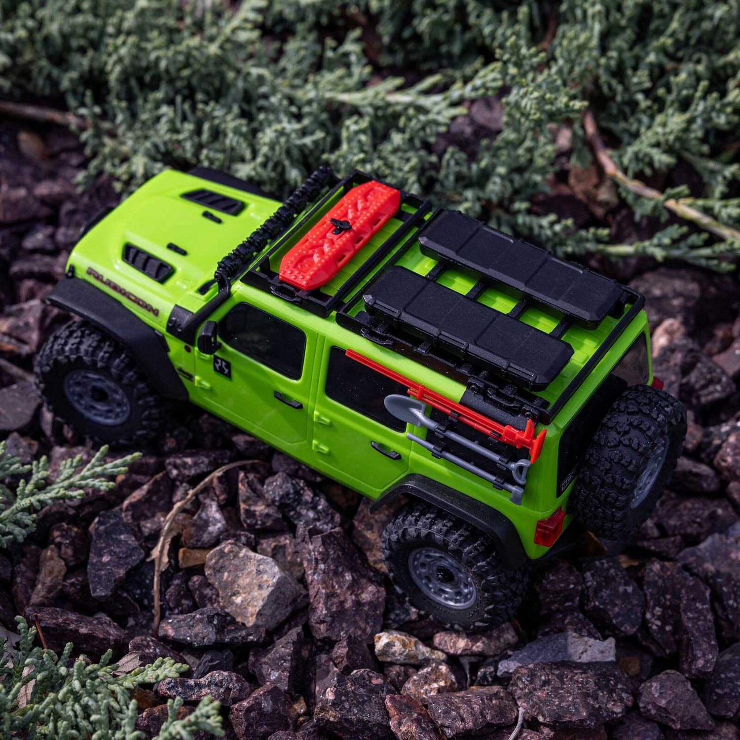 1/30 SCX30 Jeep Wrangler JLU 4X4 RTR Brushed Rock Crawler (Battery &amp; Charger Included), Green