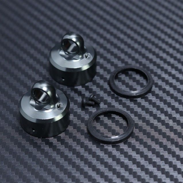Vented Shock Cap with Emulsion Gasket 2pcs for Mayako MX8 (-22-25)