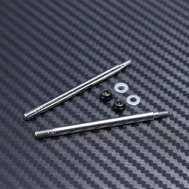 Front 54,50mm (Short) Shock Shaft 2pcs for Mayako MX8 (-22-25)