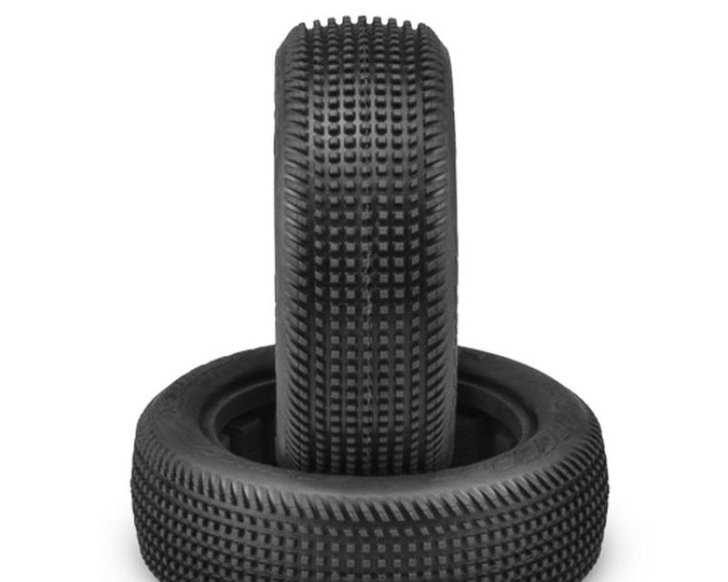 JConcepts Sprinter 2.2" 2WD Front Buggy Dirt Oval Tires (2) (Green)